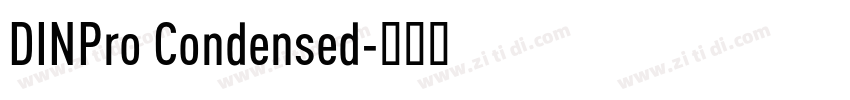 DINPro Condensed字体转换